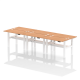 Rayleigh Back-to-Back 6 Person Slimline Height Adjustable Bench Desk